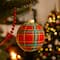 Christmas Peppermint Plaid Ball Ornament Felting Kit by Loops & Threads®